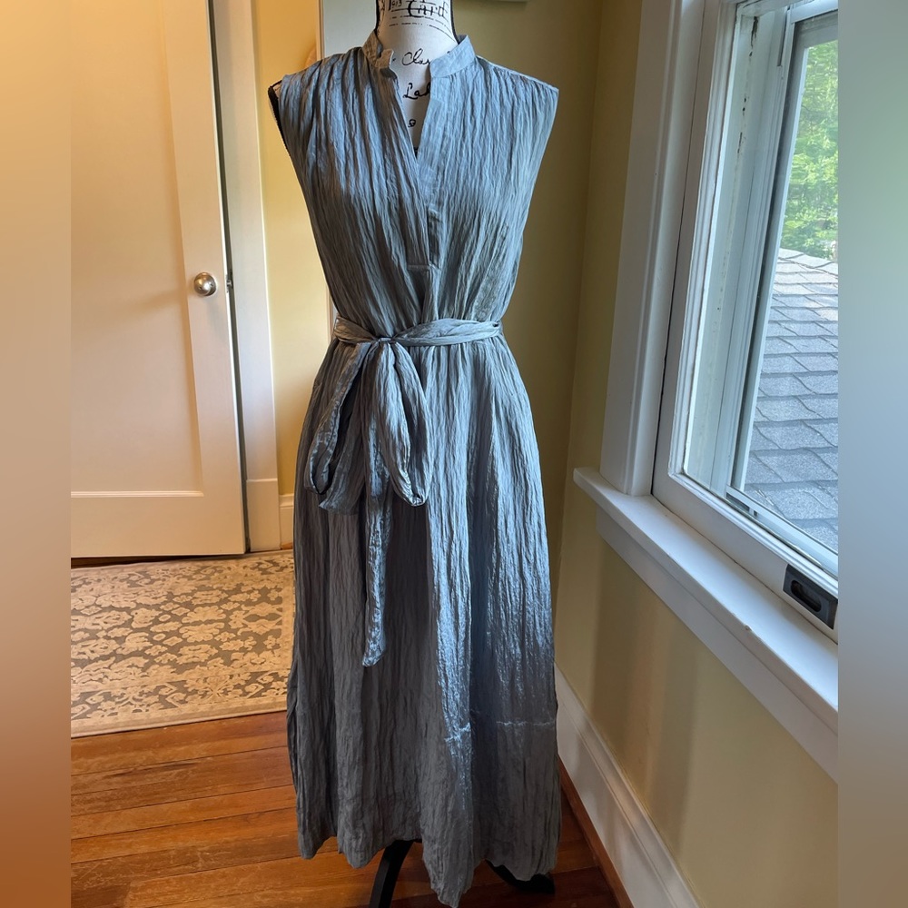 Shiny crinkle dress